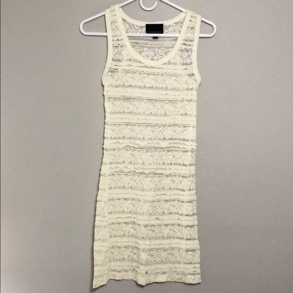 Cynthia Rowley Lace Cover-Up
